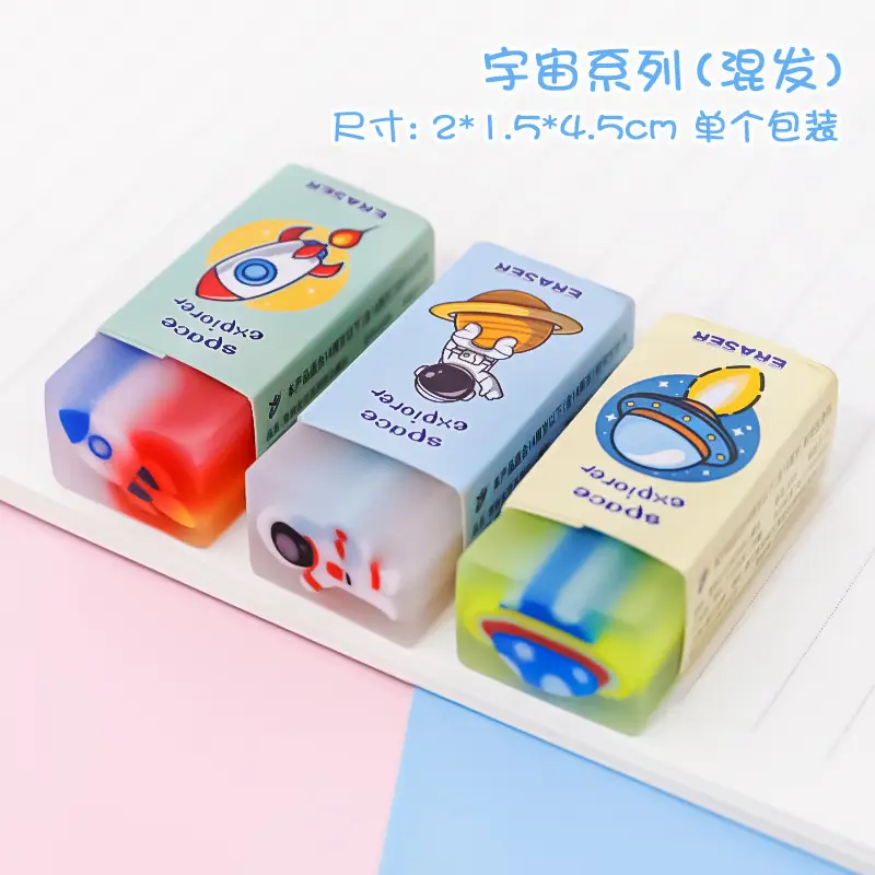 Fruit-themed Cartoon Erasers for Kids Stationery - Image 2