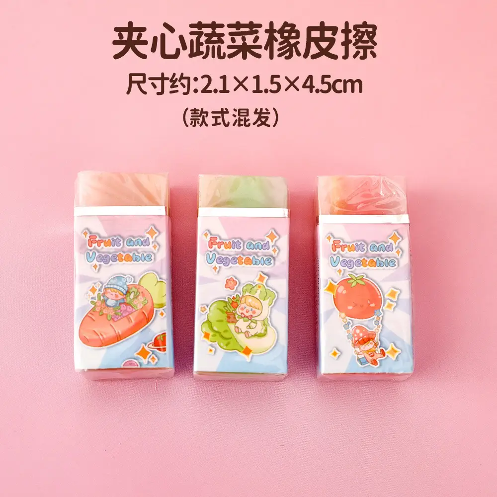 Fruit-themed Cartoon Erasers for Kids Stationery - Image 6