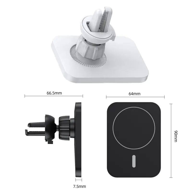 Magnetic Phone Charging Bracket White 15W Fast Charge - Image 3