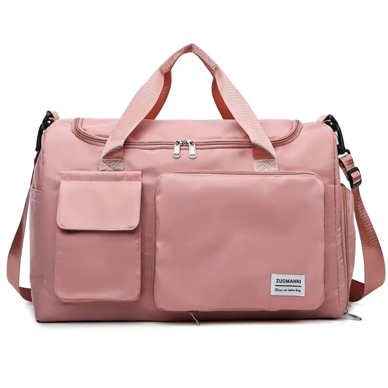 Light Blue Travel Bag for Women & Men Large Capacity - Image 4