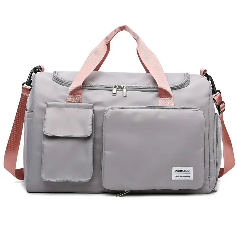 Light Blue Travel Bag for Women & Men Large Capacity - Image 5