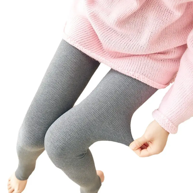 Women's Vertical Thread Cotton Leggings Winter Warm - Image 11
