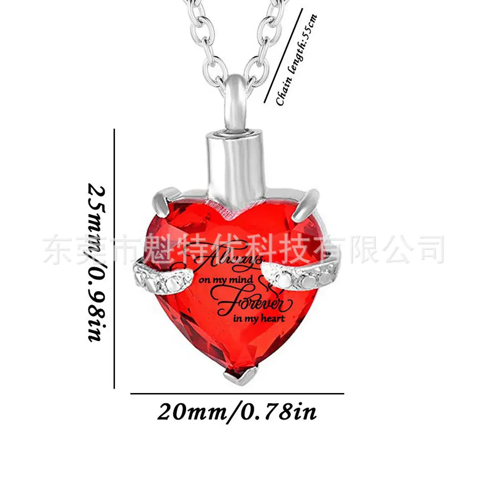 Stainless Steel Heart Emblems Necklace Set for Love