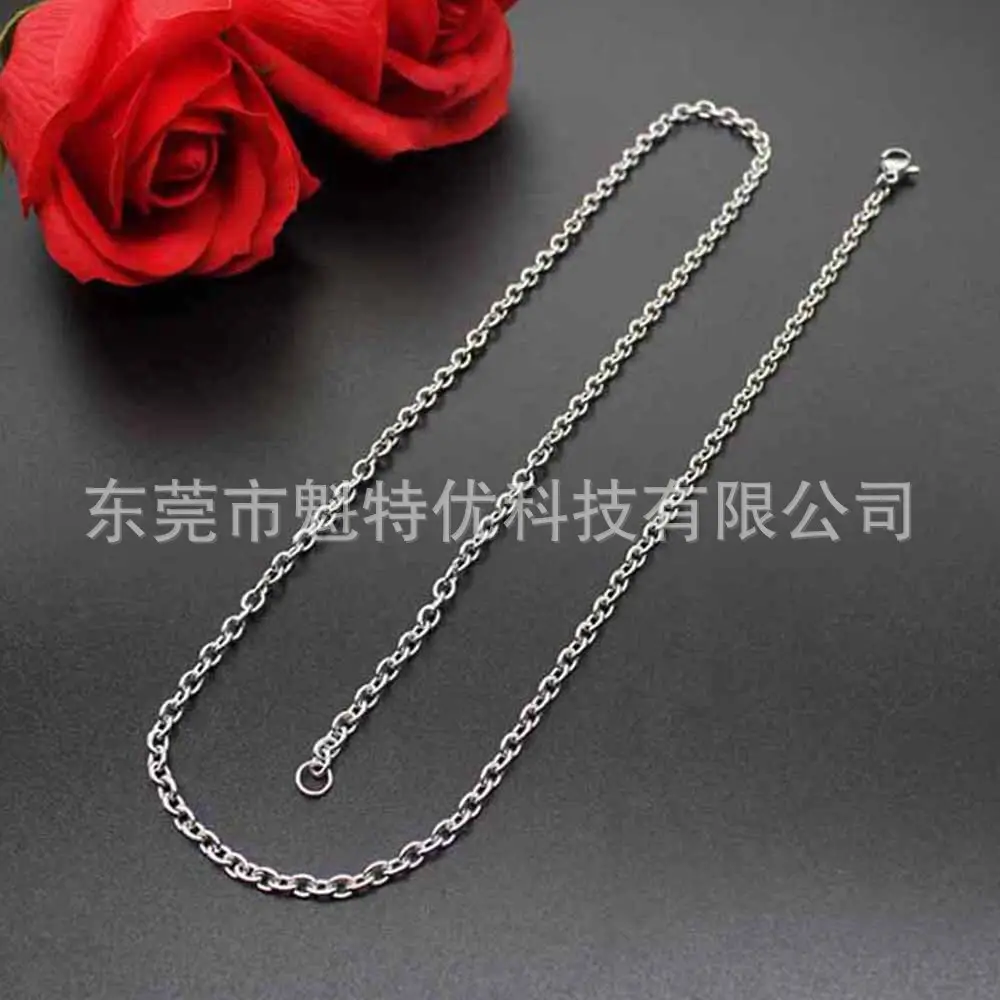 Stainless Steel Heart Emblems Necklace Set for Love