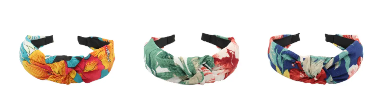 Tropical Leaf Hair Band for Women Knot Design — feature 9