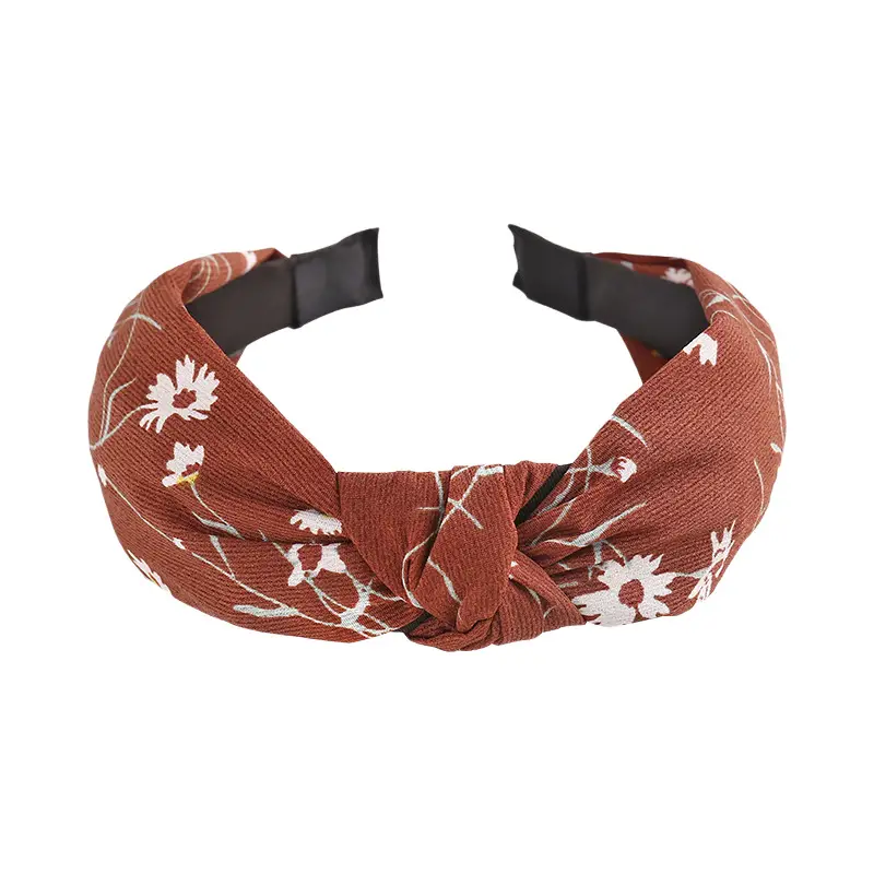 Tropical Leaf Hair Band for Women Knot Design - Image 48