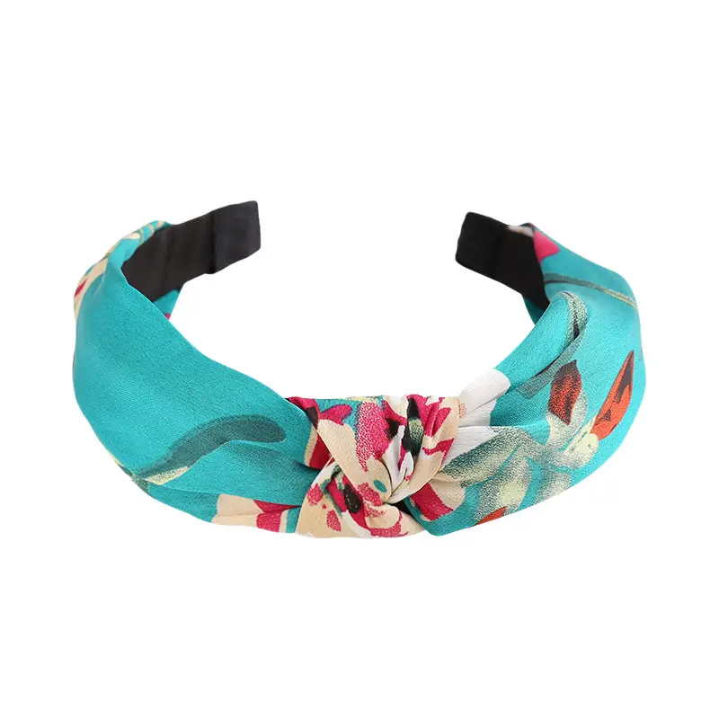 Tropical Leaf Hair Band for Women Knot Design - Image 53