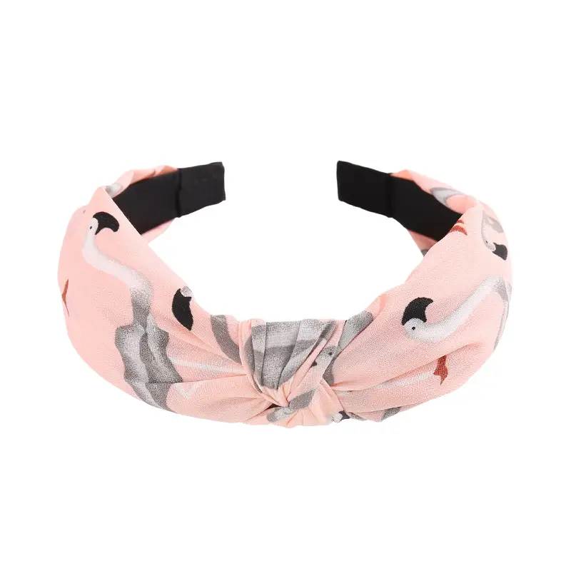 Tropical Leaf Hair Band for Women Knot Design - Image 58