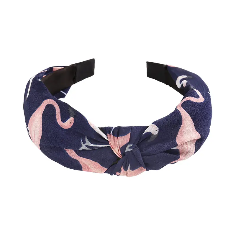 Tropical Leaf Hair Band for Women Knot Design - Image 59