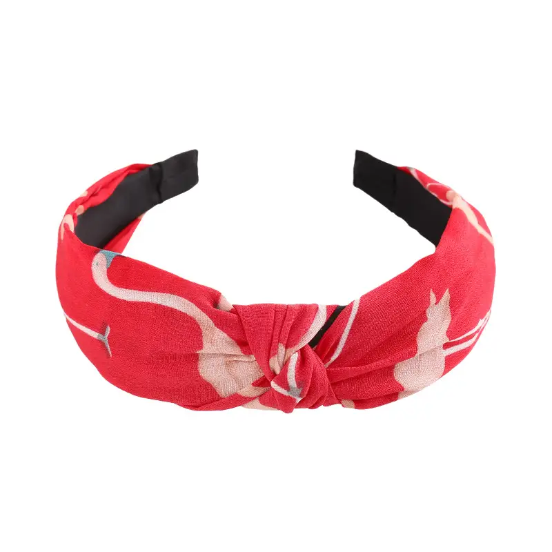 Tropical Leaf Hair Band for Women Knot Design - Image 60