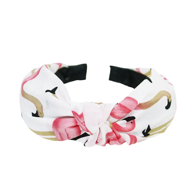 Tropical Leaf Hair Band for Women Knot Design - Image 62