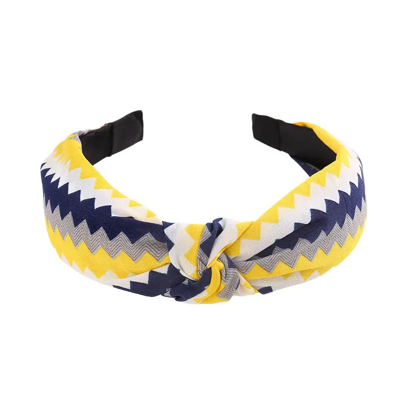 Tropical Leaf Hair Band for Women Knot Design - Image 68