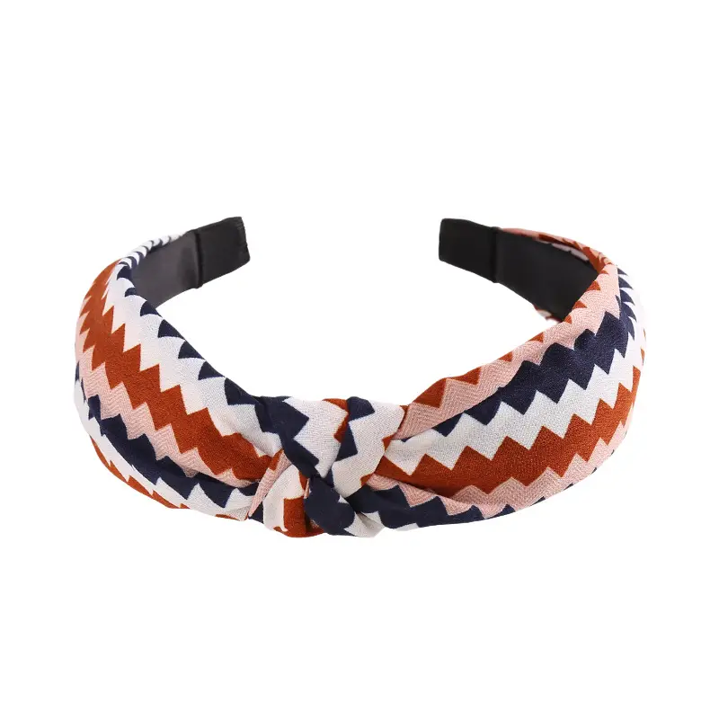 Tropical Leaf Hair Band for Women Knot Design - Image 70