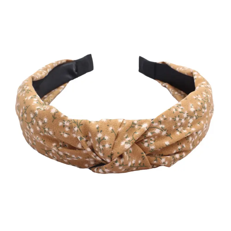 Tropical Leaf Hair Band for Women Knot Design - Image 77