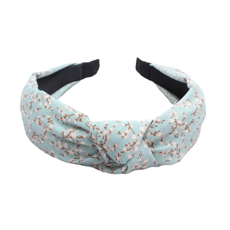 Tropical Leaf Hair Band for Women Knot Design - Image 81