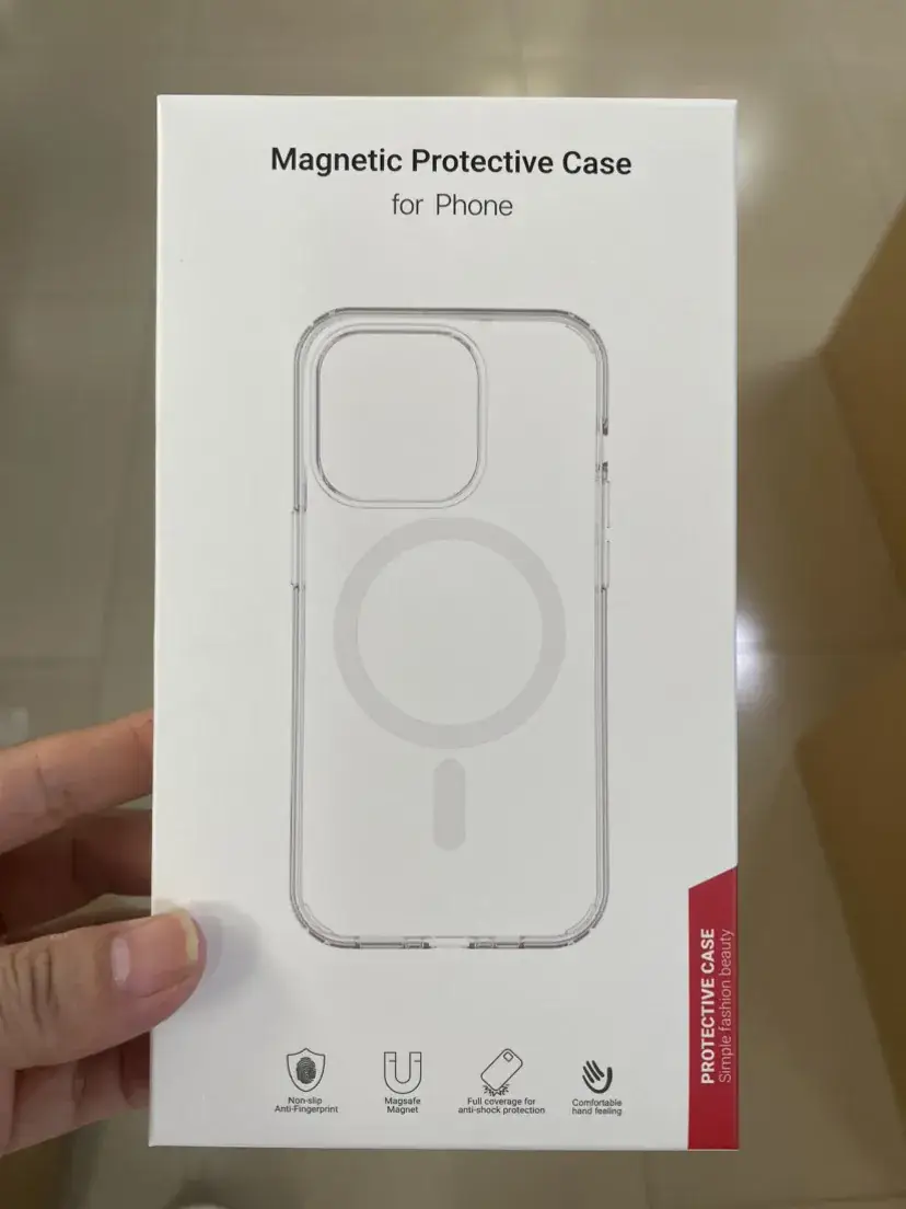 Apple 16 Pro Frosted Mobile Phone Case with Touch Button & Magnetic Shell - Image 3