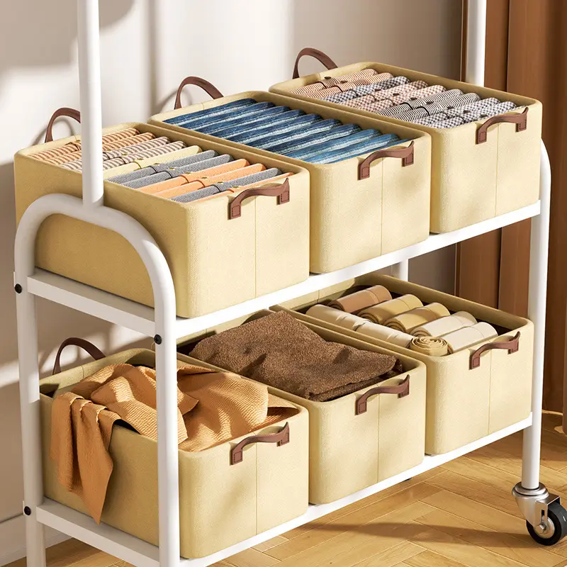 Cationic Storage Box for Wardrobe Large Capacity Fabric Satchel - Image 6