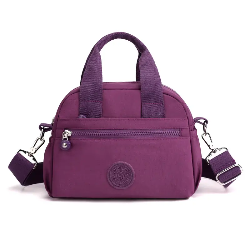 Women's Printed Nylon Shoulder Bag Mint 2021 - Image 2