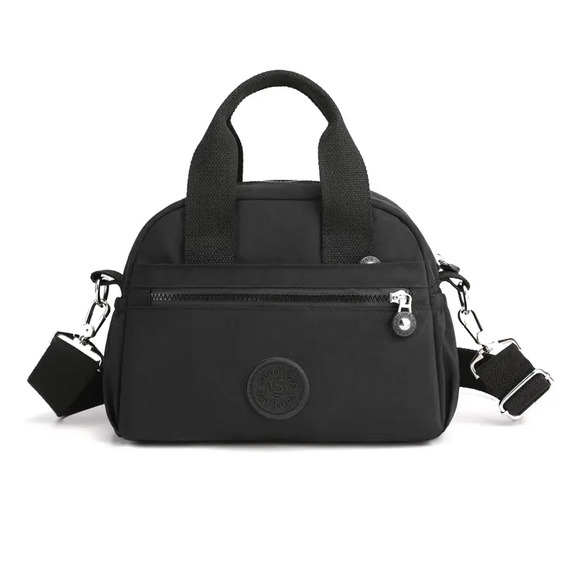 Women's Printed Nylon Shoulder Bag Mint 2021 - Image 3