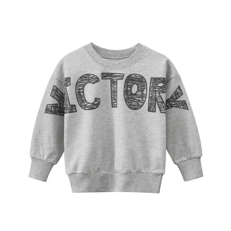 Kids Sweatshirt Set White Textured Spring 2024 - Image 2