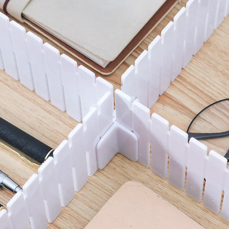 White Plastic Drawer Partitions with Fixed Buckles - Image 6