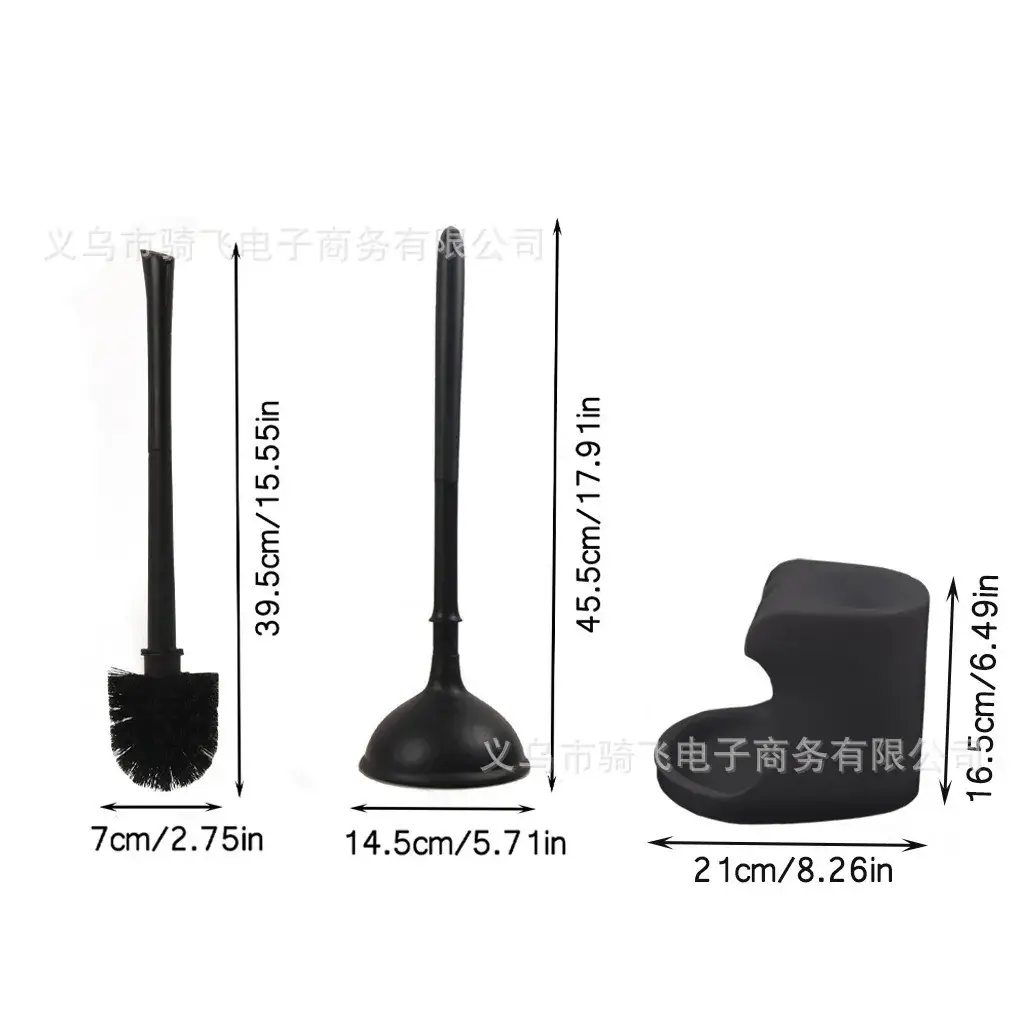 White Crossbody Toilet Brush Cleaning Tool 560g - Image 7