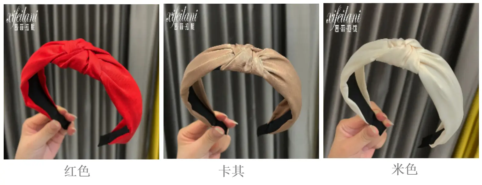 Fairy Hair Hoop Women's Solid Color Wide Edge Pressing — feature 9