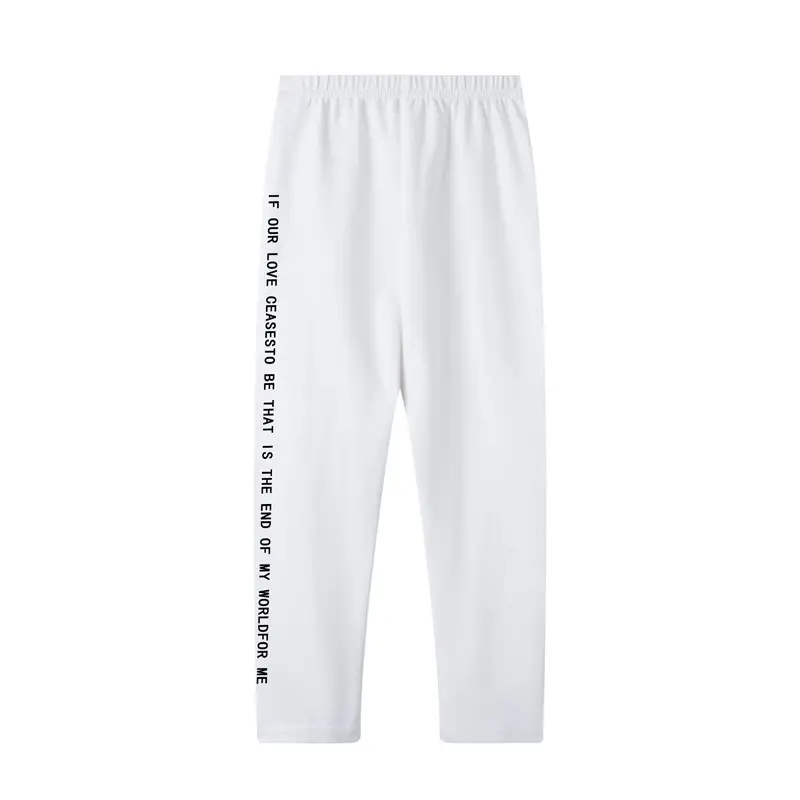 BDS leggings-letter White