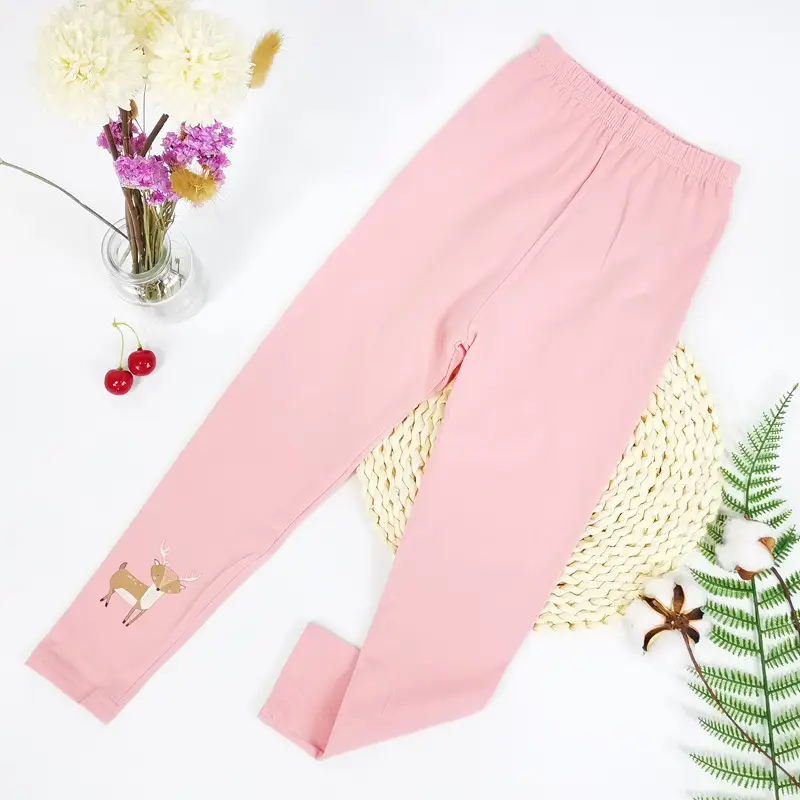 BDS leggings-pink deer