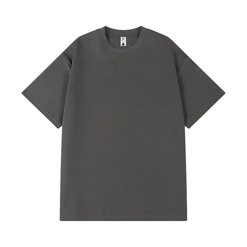 ACU Men Black 220G Heavy T-Shirt Summer Loose Fit