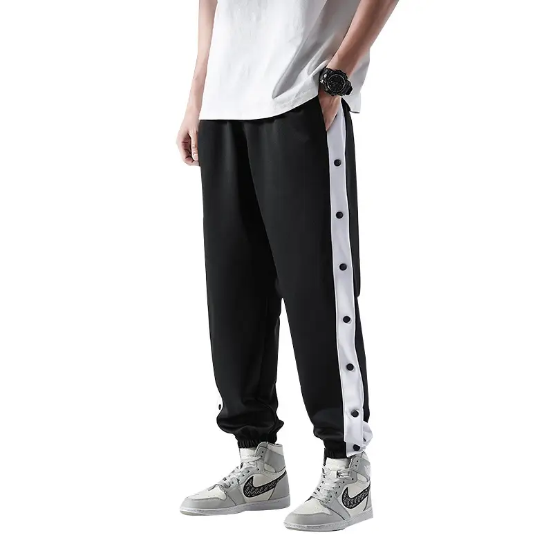 Men's Grey Crocodile-Striped Crocheted Pants - Image 7