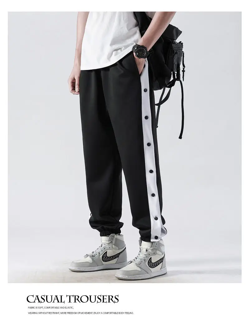 Men's Grey Crocodile-Striped Crocheted Pants — feature 9