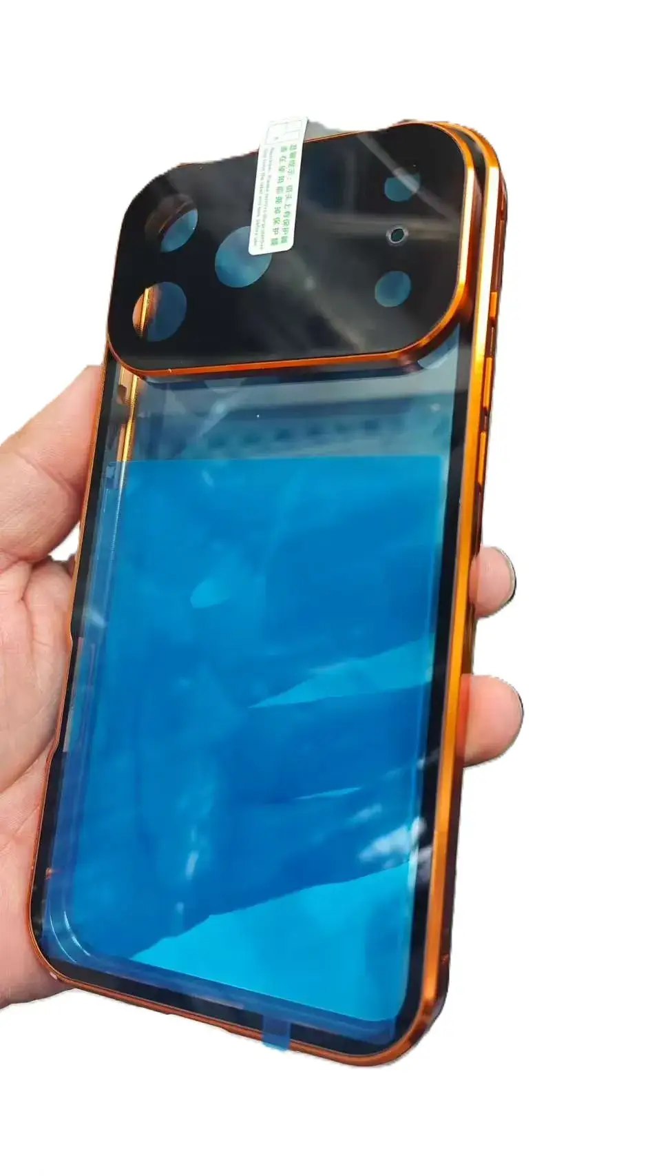 One22 Blue Glass Phone Case Double Sided 17" - Image 104