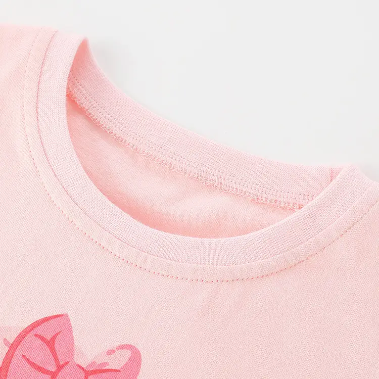 Pink Bow Long Sleeve T-Shirt for Boys Spring Autumn Casual