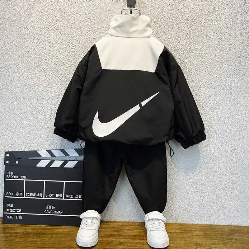 Kids Korean Style Suit Black White 2024 - Image 5