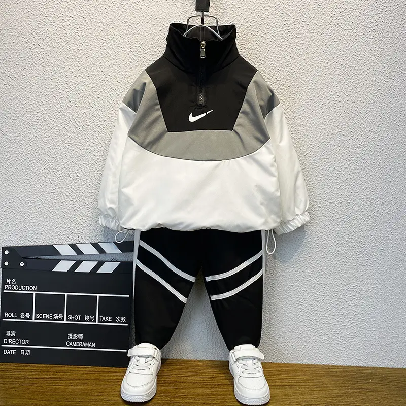 Kids Korean Style Suit Black White 2024 - Image 2