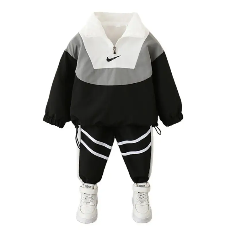 Kids Korean Style Suit Black White 2024 - Image 7