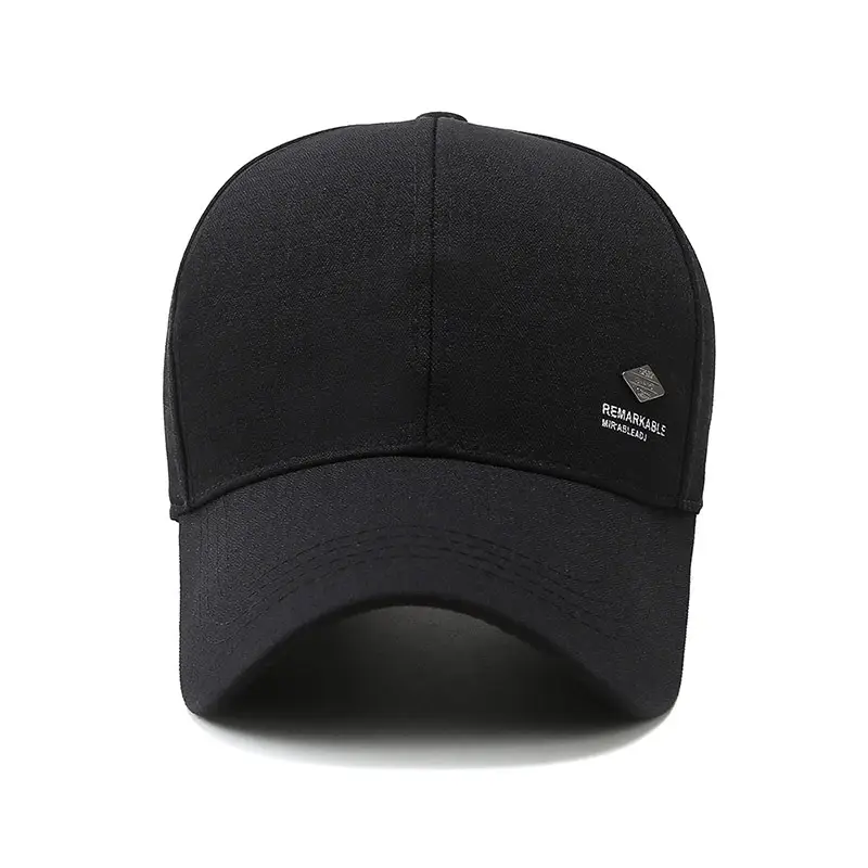 Black Baseball Cap for Middle-aged Dad Sunshade - Image 5
