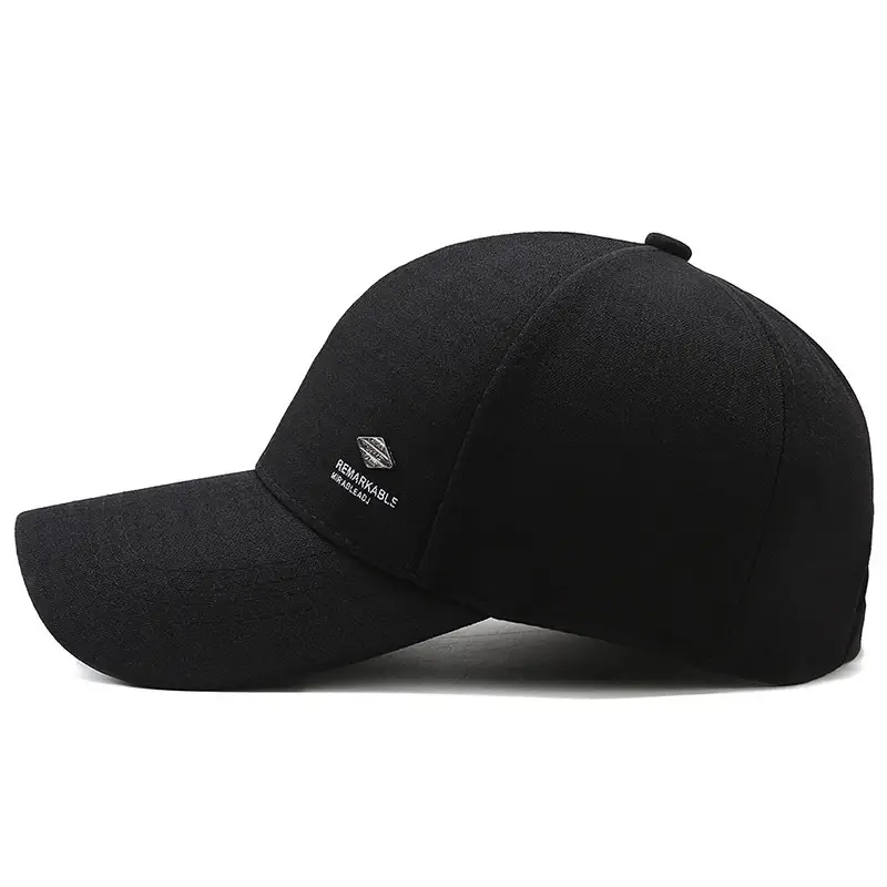 Black Baseball Cap for Middle-aged Dad Sunshade - Image 8