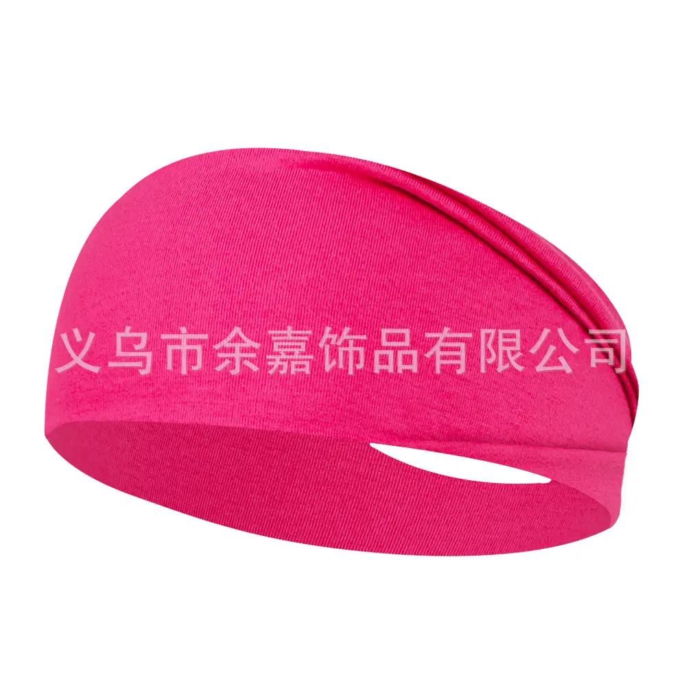 Purple Sports Headband for Men Women Running Yoga
