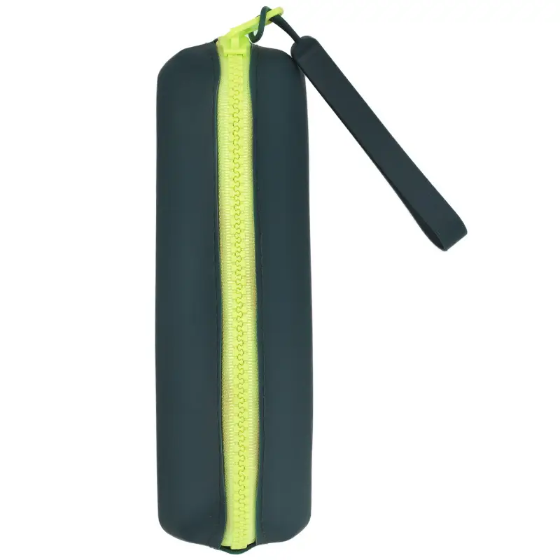 Silicone Pencil & Glasses Storage Bag, Multi-Functional Cosmetic Bag - Image 2