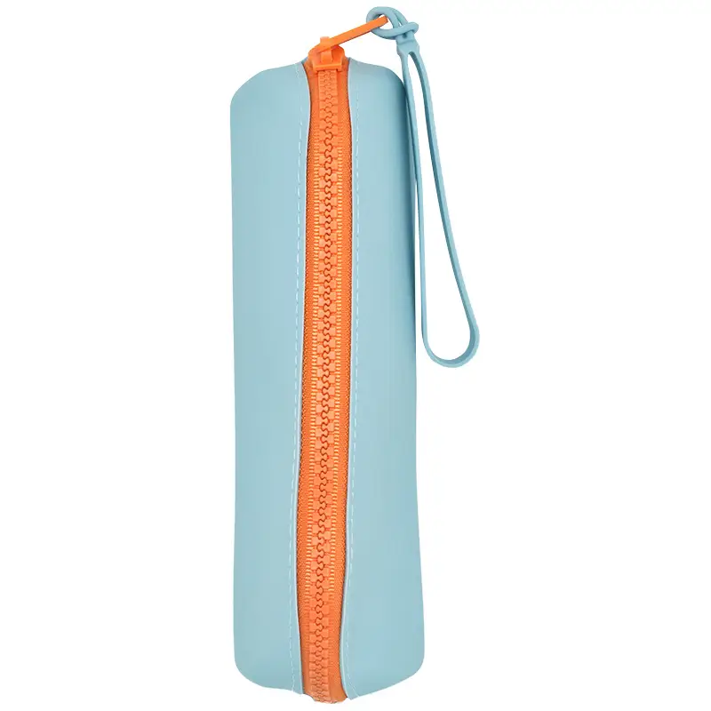 Silicone Pencil & Glasses Storage Bag, Multi-Functional Cosmetic Bag - Image 3