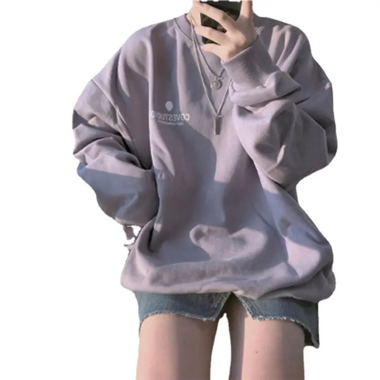 65% Cotton Long Sleeve Sweatshirt Large - Image 8