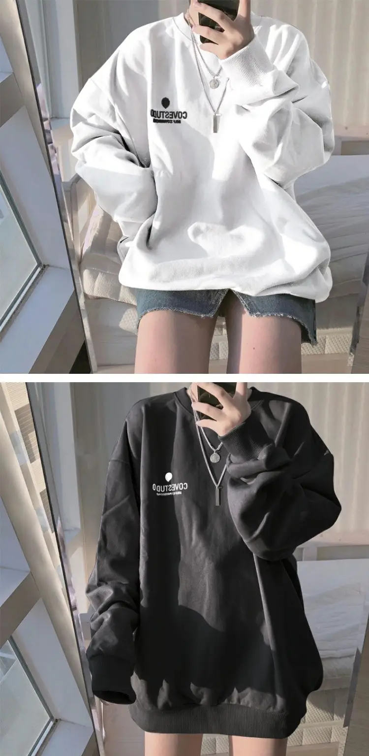 65% Cotton Long Sleeve Sweatshirt Large — feature 4