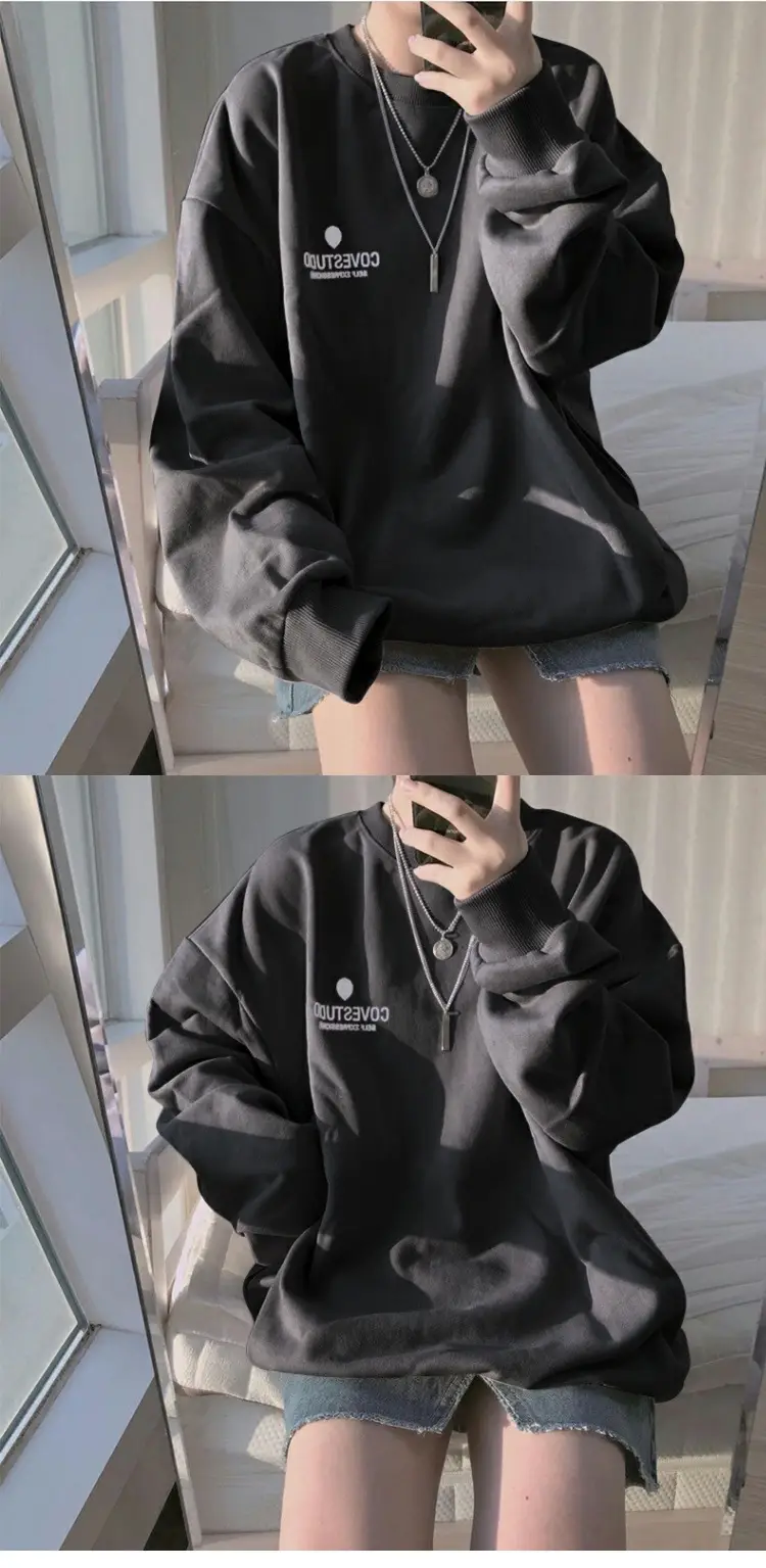 65% Cotton Long Sleeve Sweatshirt Large — feature 5