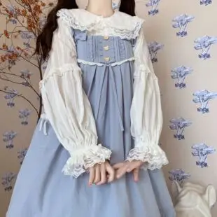 Pink Lolita Skirt Set with Rabbit Ears & Strap — feature 7