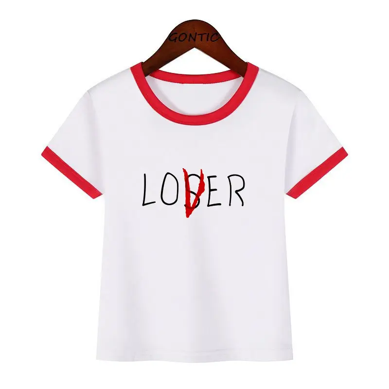 Lover Loser Raglan Print T-Shirt White Black Plus Size - Image 3