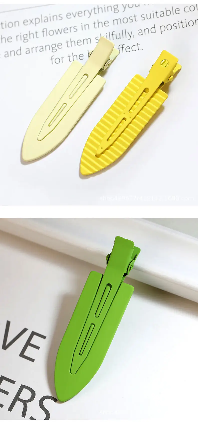 Metal Traceless Hair Clips Summer Colorful Wholesale — feature 7