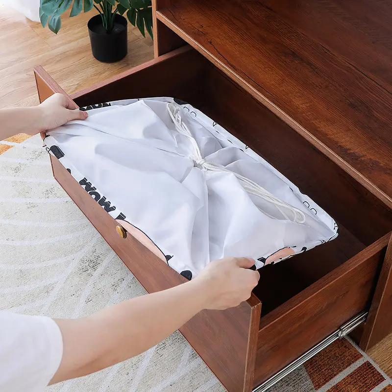 Oxford Cloth Quilt Storage Bag 100L Drawstring Basket - Image 18