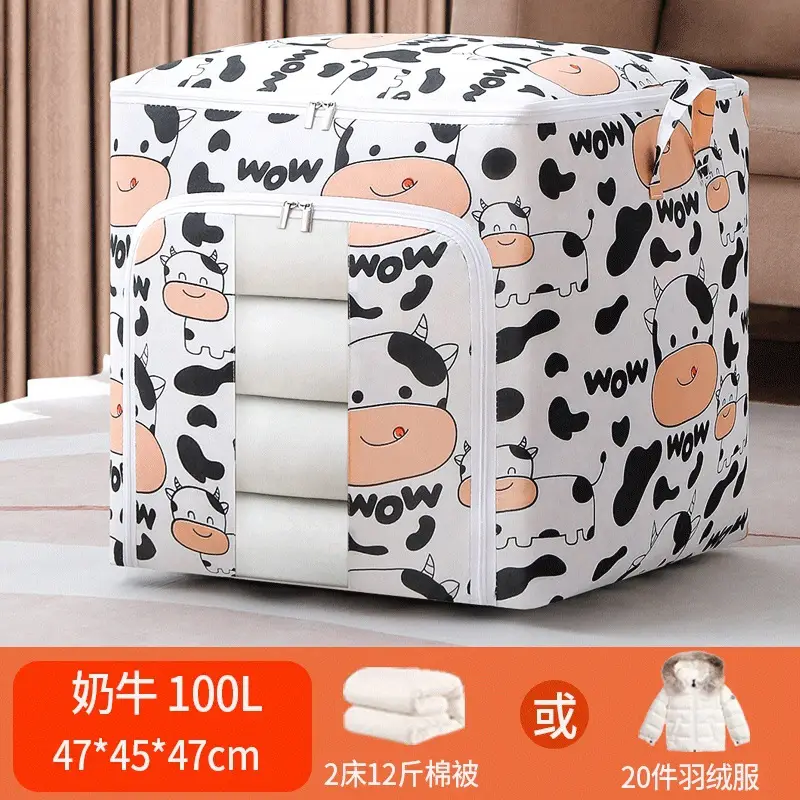Oxford Cloth Quilt Storage Bag 100L Drawstring Basket - Image 12